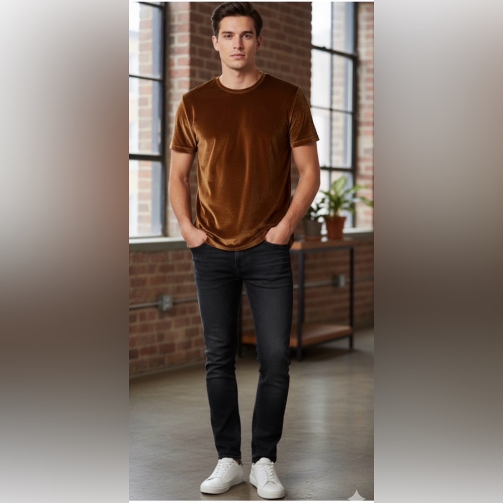 Forever 21 Velour shirt XS